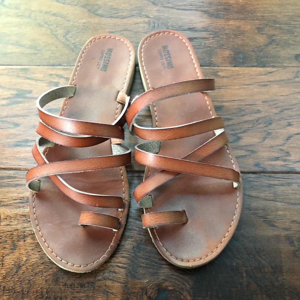 Mossimo leather sandles